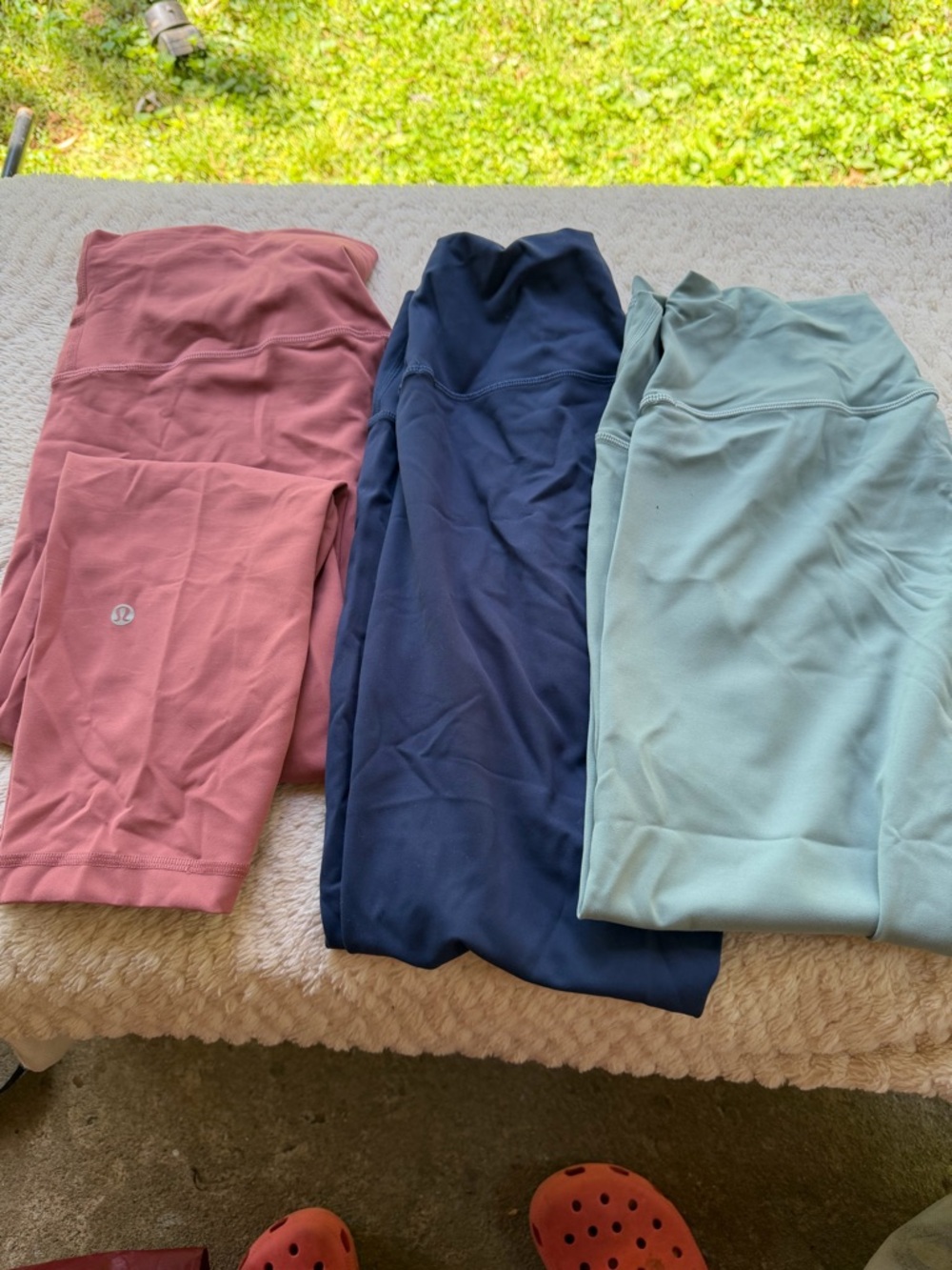 Lululemon Align High-Rise Leggings Trio - Dusty Rose, Navy, Sage